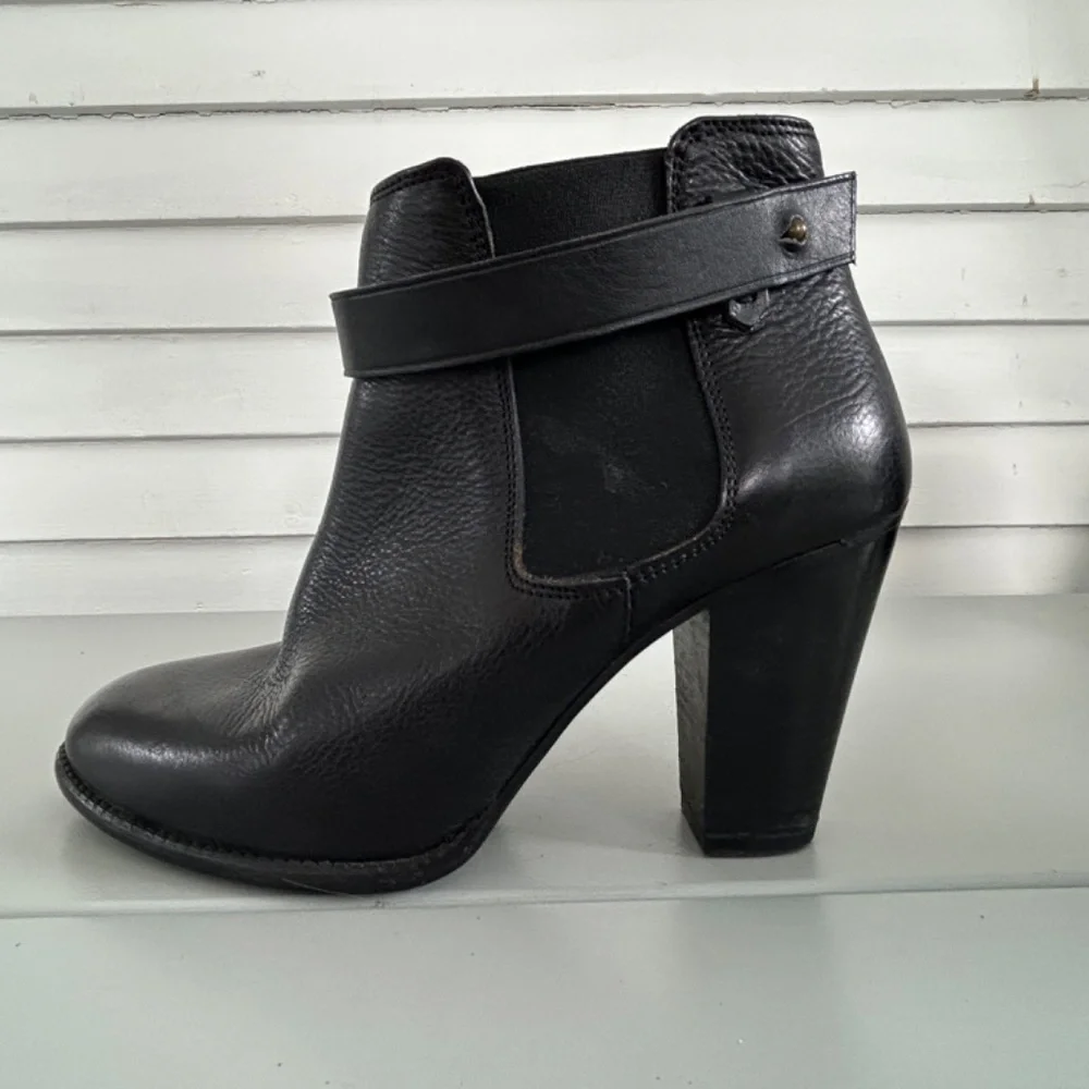 Madewell Lonnie Black Ankle Boots 3.5